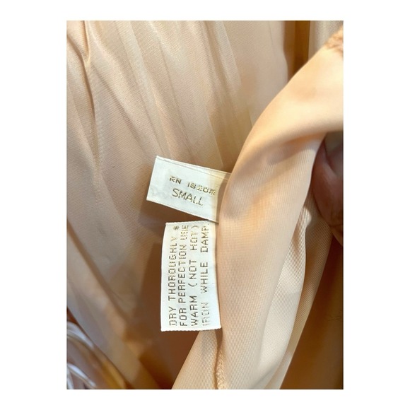 VTG 60s Claire Sandra for Lucie Ann Chiffon Peignoir 2 Piece Set (Robe And Gown) - Picture 7 of 13